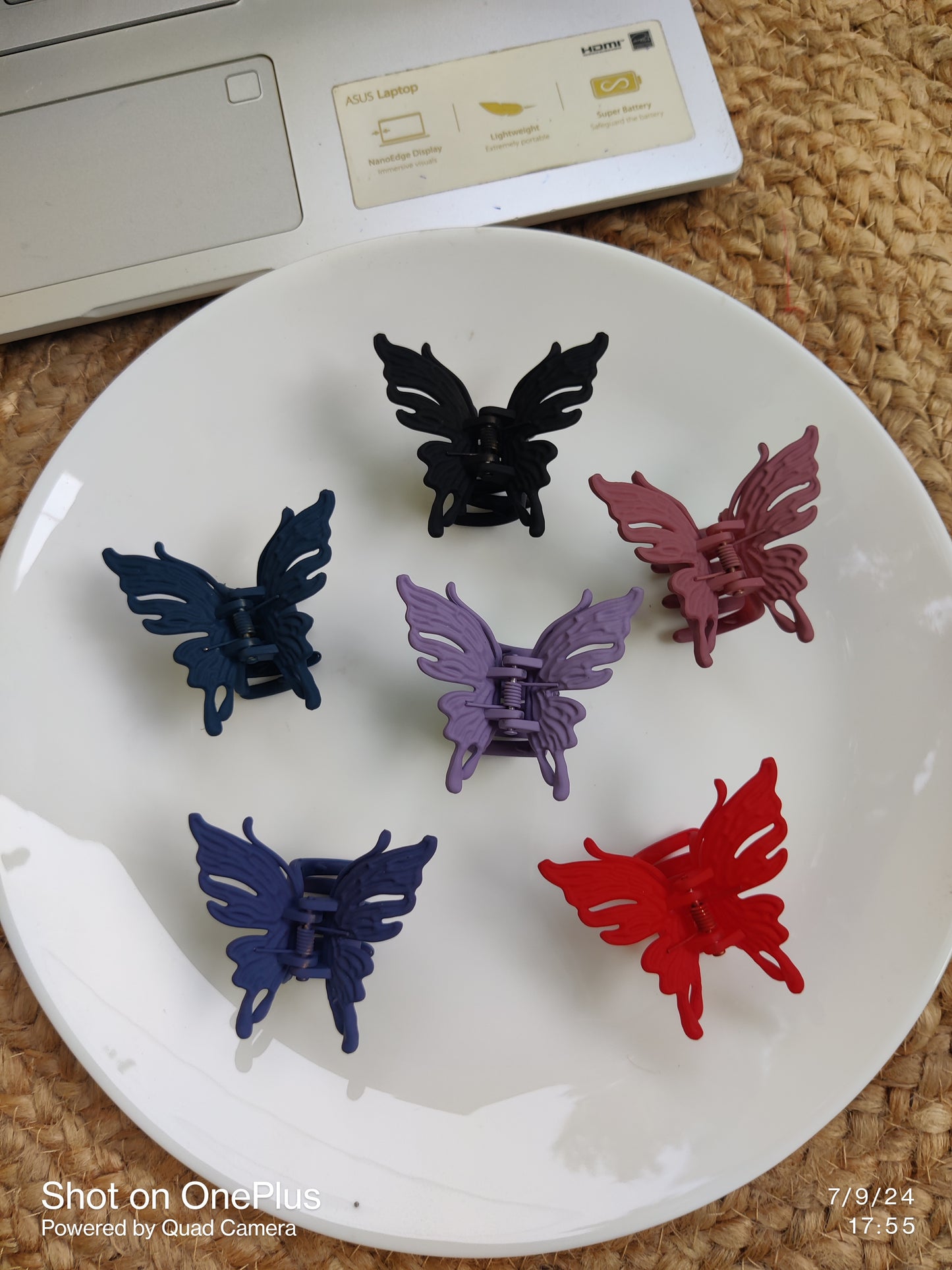 Butterfly Hair Claws