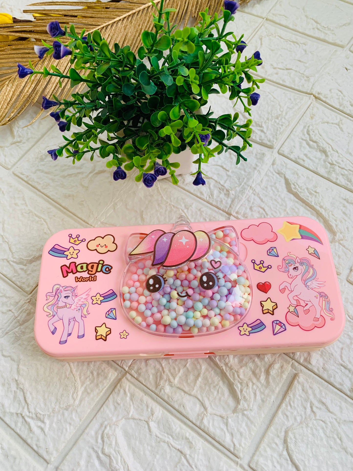 Bubbles Magic Unicorn Pencil Case