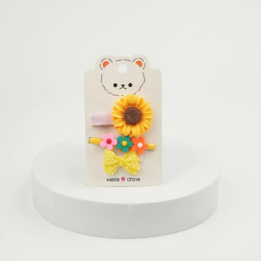Sunflower Kawaii Clip Card