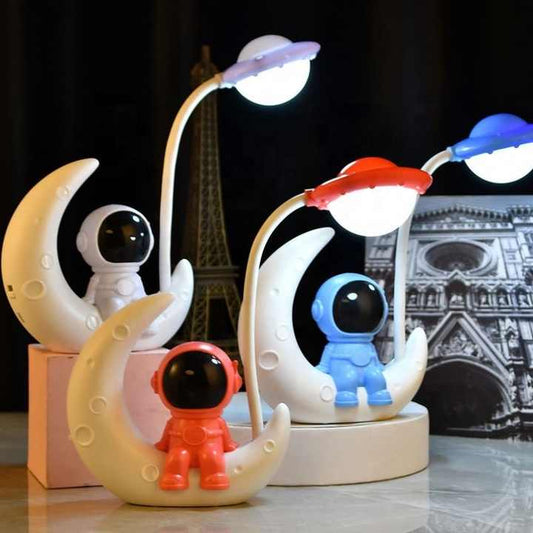 Astronaut Lamp- Red