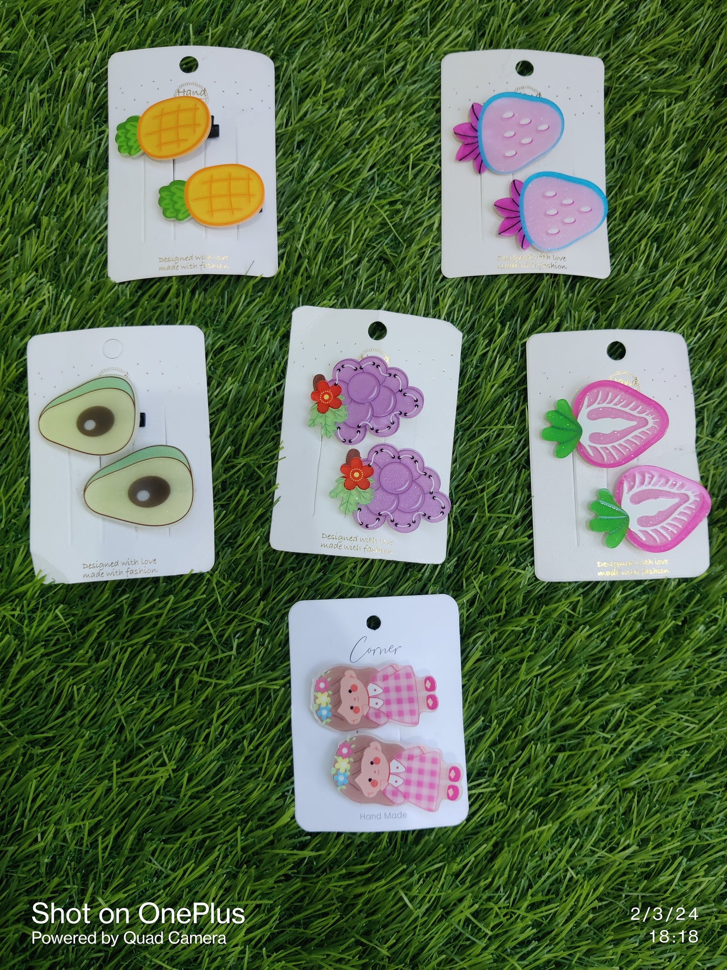 Acrylic Clip Set