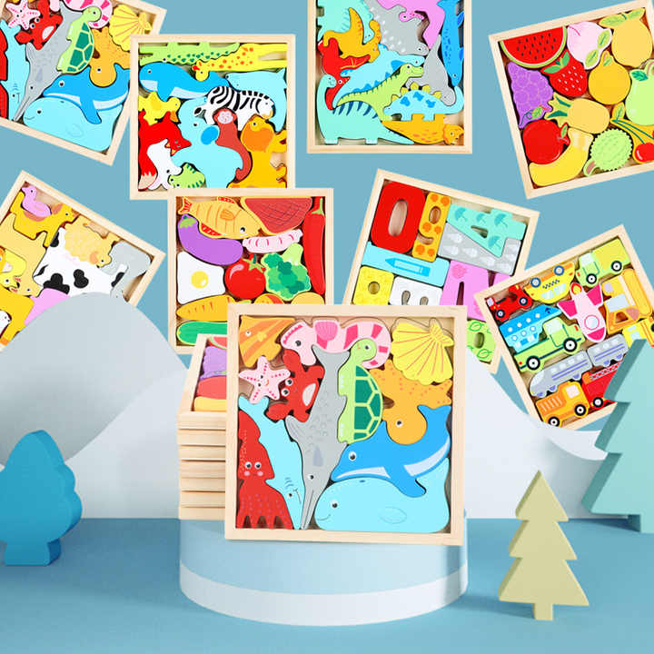 3D Wooden Puzzles