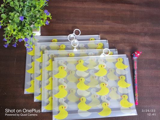 A5 Duck Transparent Pouch