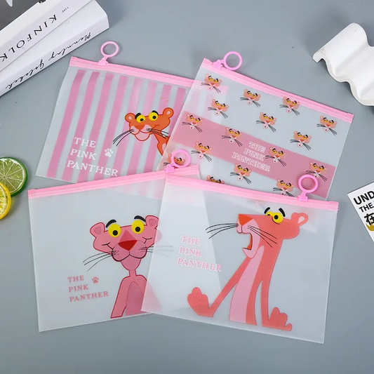 PINK PANTHER A5 Zipper Pouch