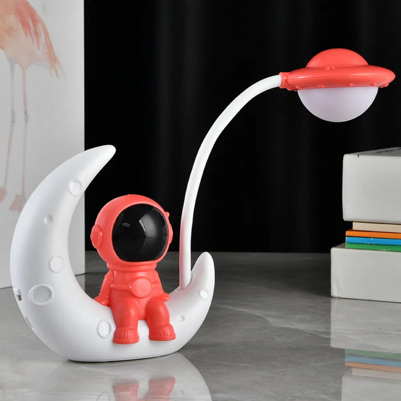 Astronaut Lamp- Red