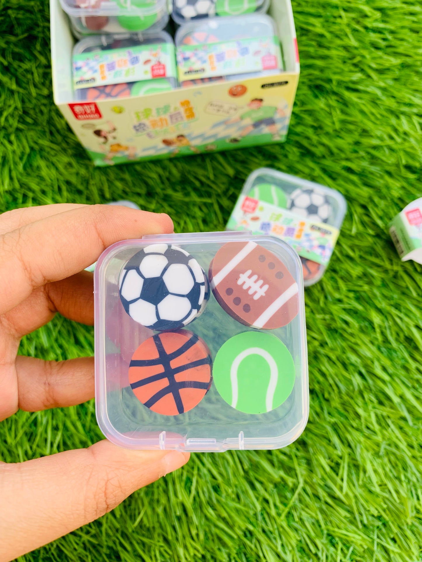 Ball Erasers Box