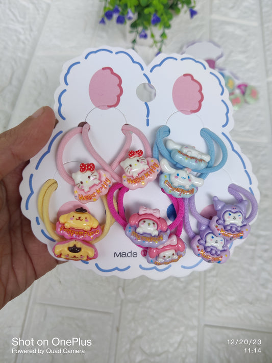 5 in 1 Hair Ties Card