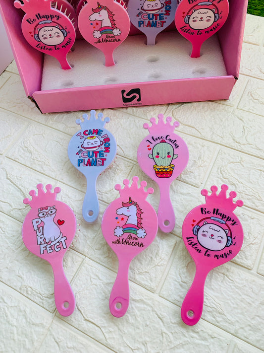 Crown Hair Brush/ Combs