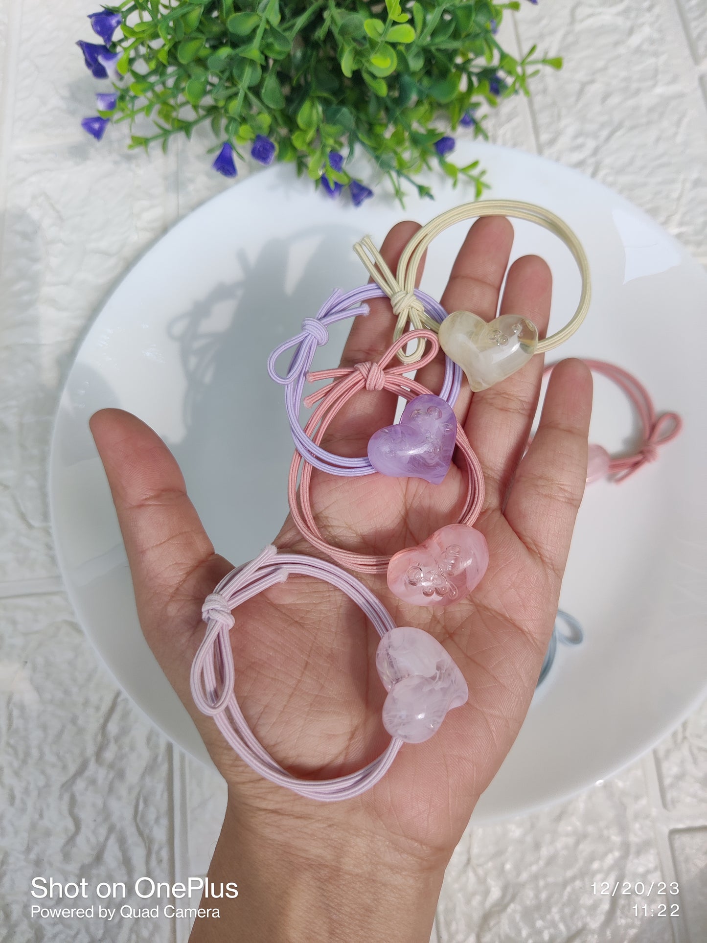 Marble Hair ties