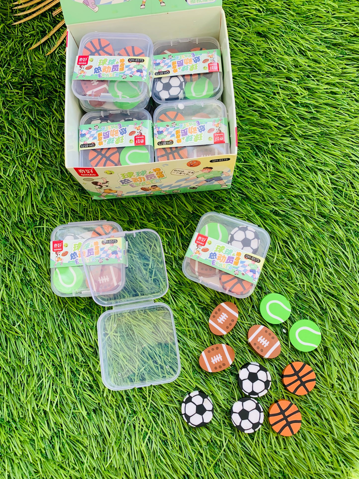 Ball Erasers Box