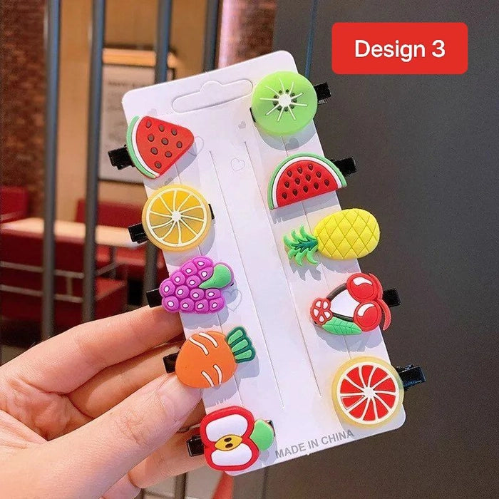 Cartoon 10 in 1 Clip Card