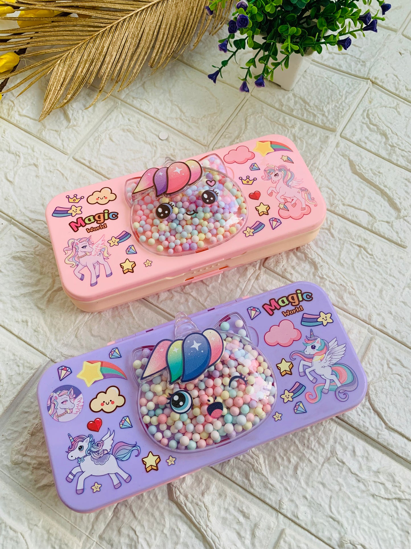 Bubbles Magic Unicorn Pencil Case