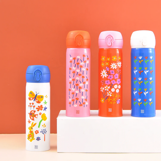 Floral Steel Water bottle