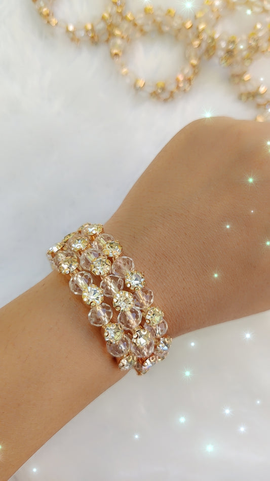 Multilayered Stone Bracelet
