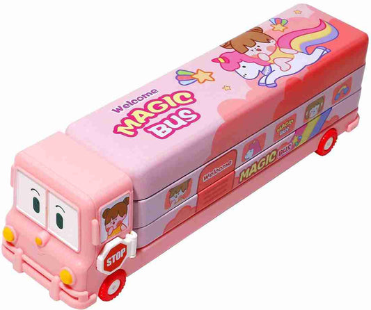 Magic Bus Metal 3 Step Pencil Case