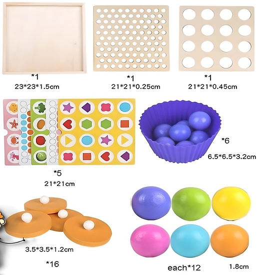 Beaded Memory Game 2 in 1