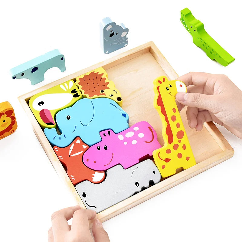 3D Wooden Puzzles