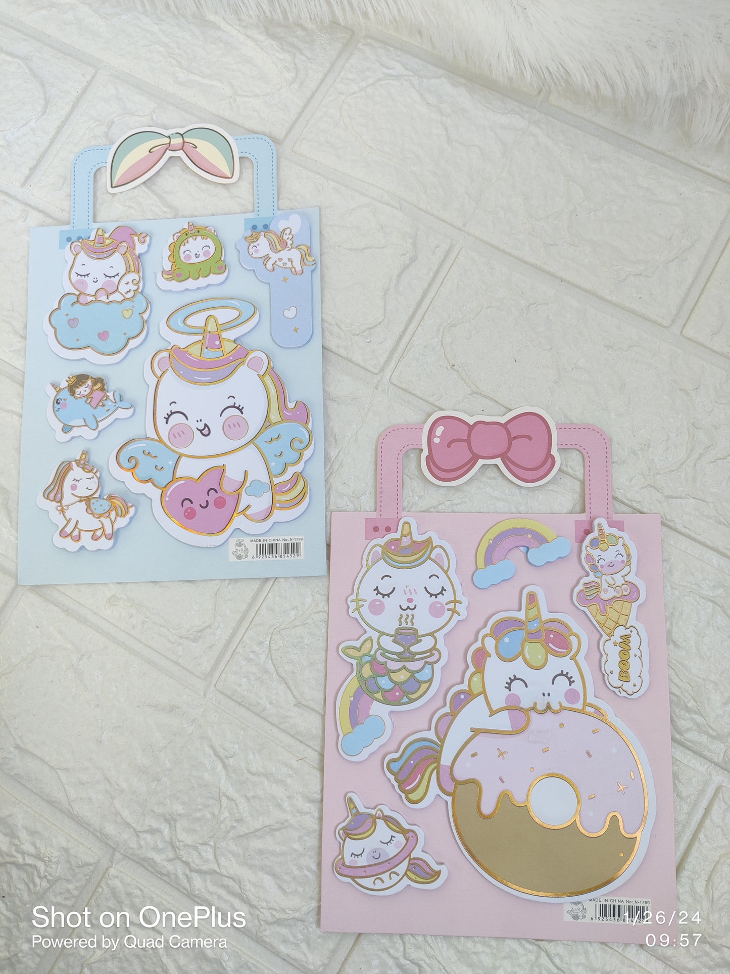 Unicorn Bag Sticky Notes