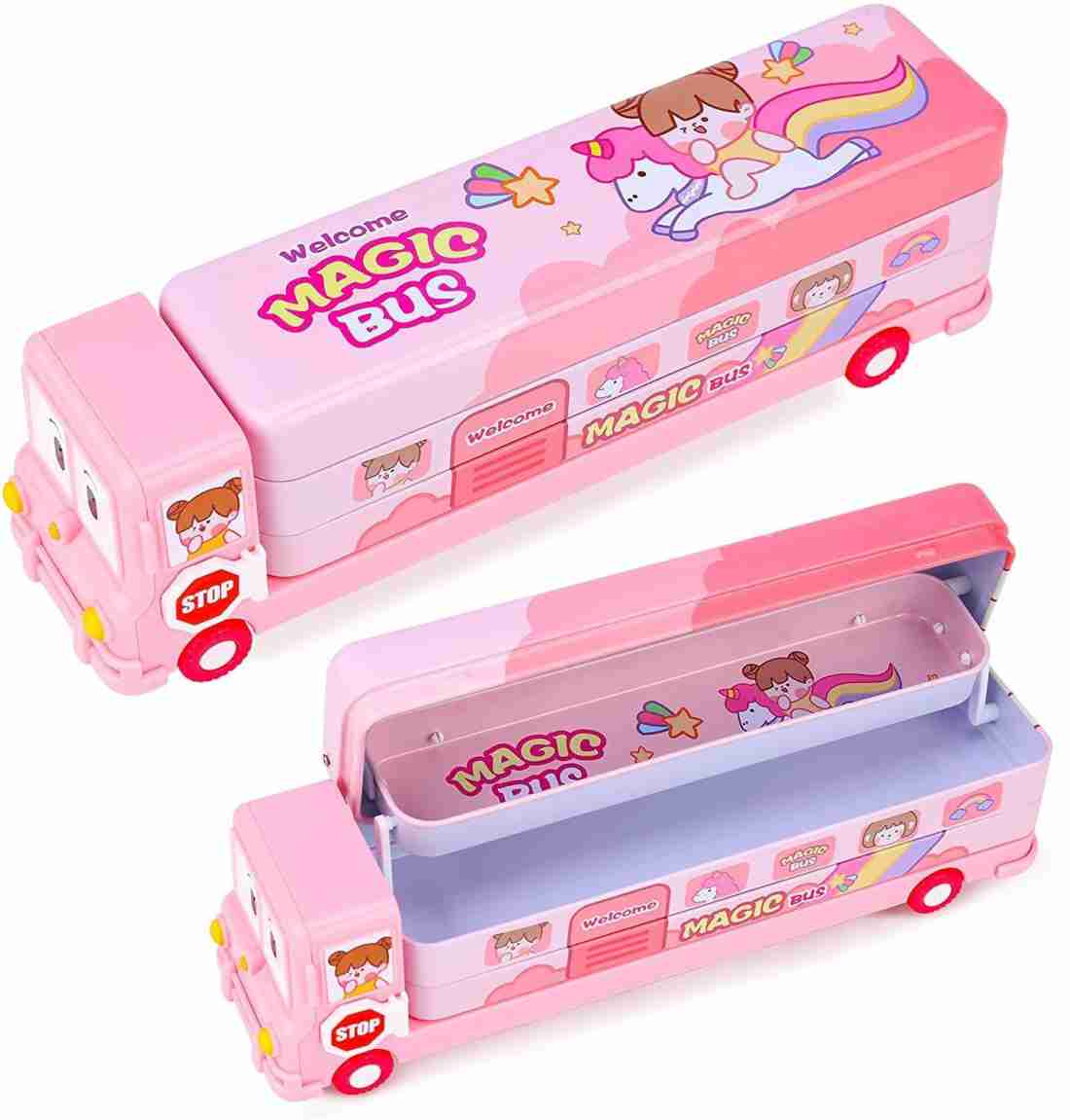 Magic Bus Metal 3 Step Pencil Case