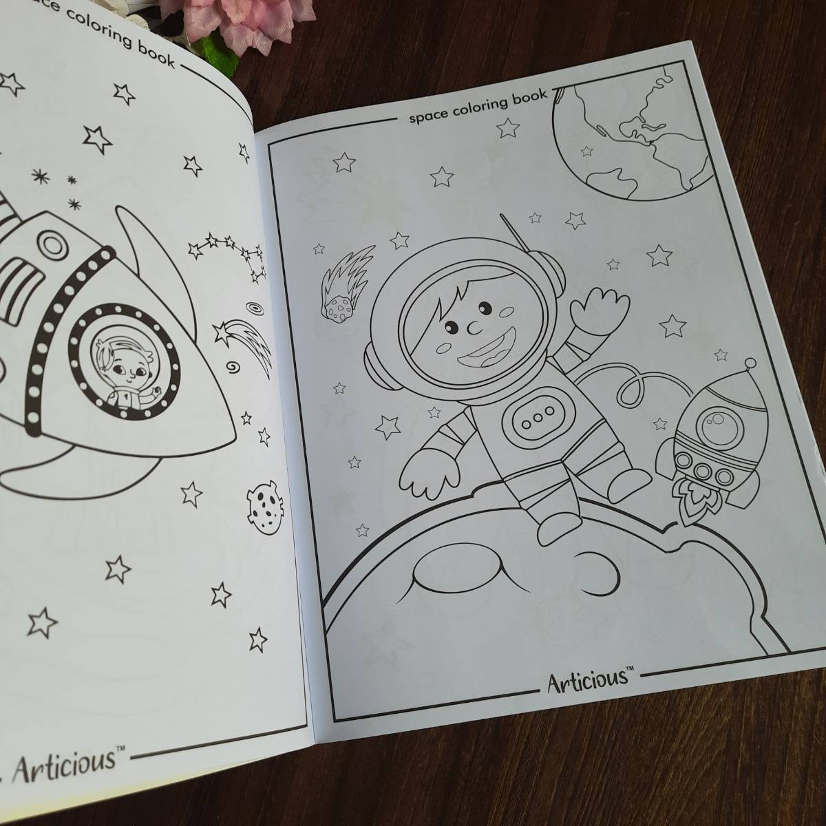 Space Coloring Book