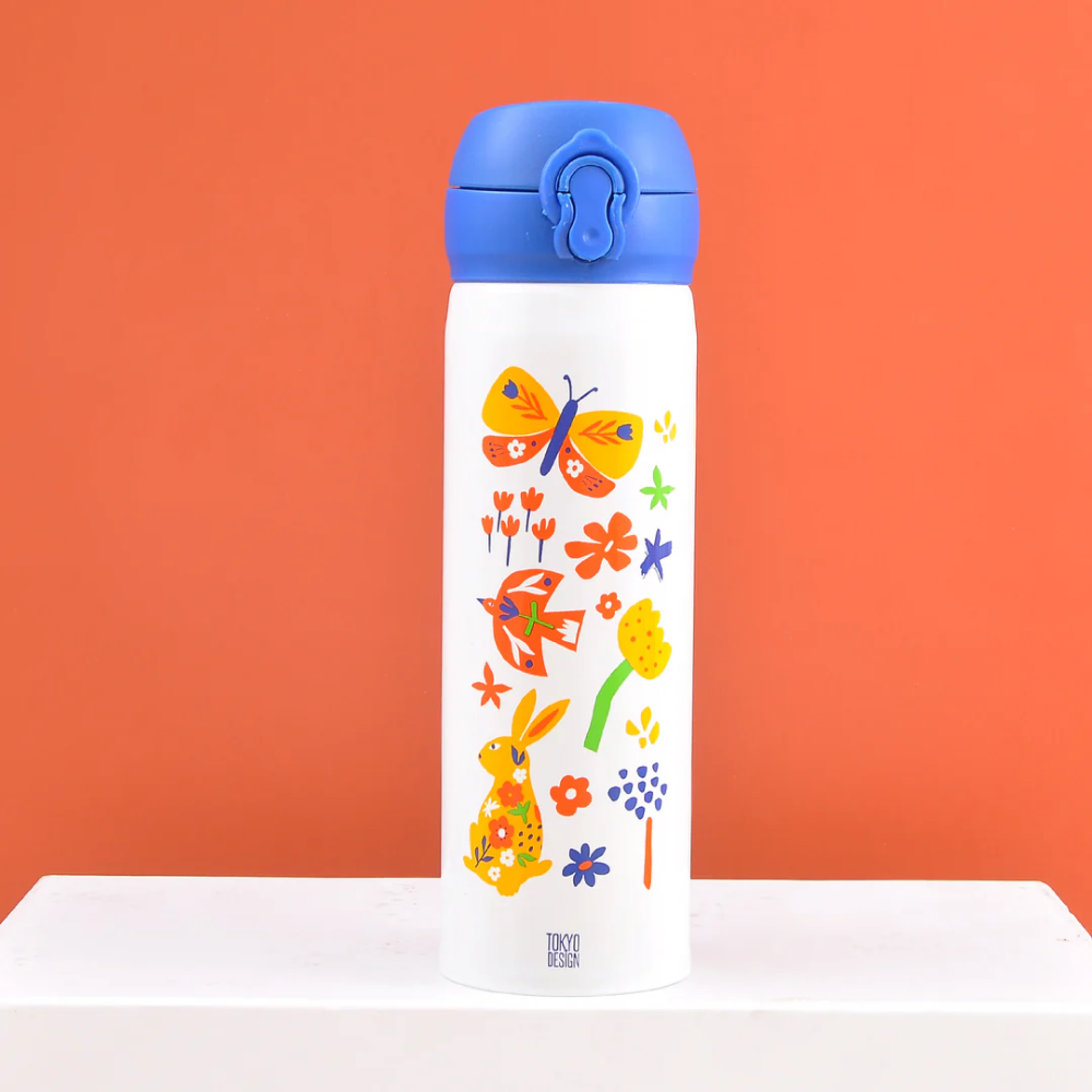 Floral Steel Water bottle