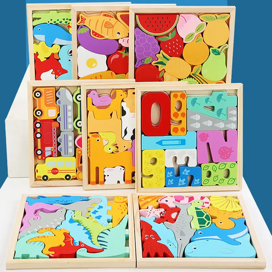 3D Wooden Puzzles