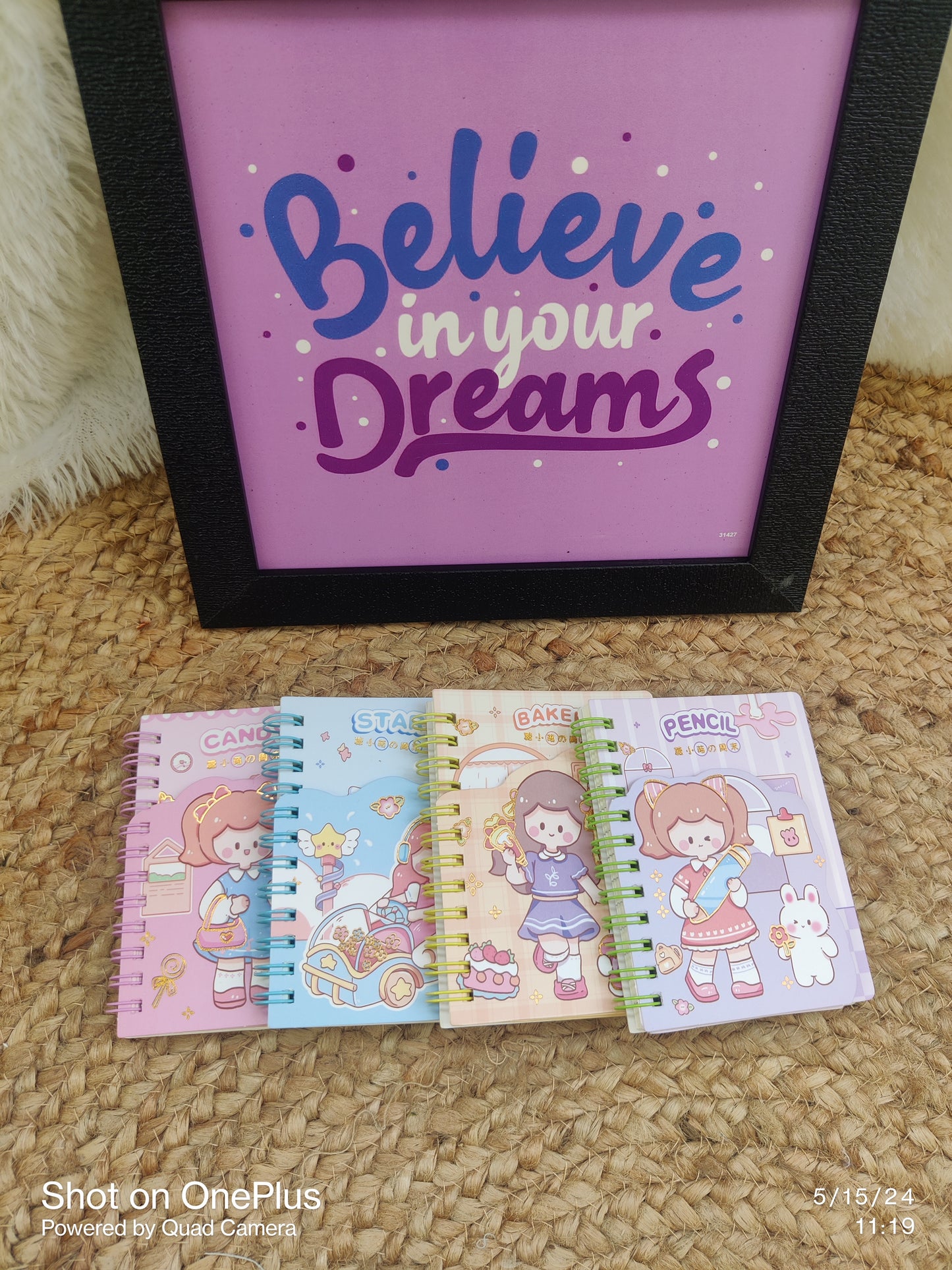Kawaii Girl Spiral Dairies
