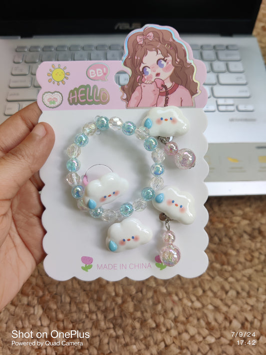 Bracelet Set With Ring and Earrings