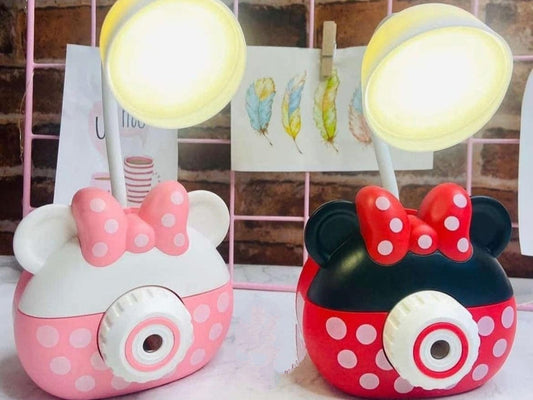 3 in 1 Minnie Mouse Lamp- Pink
