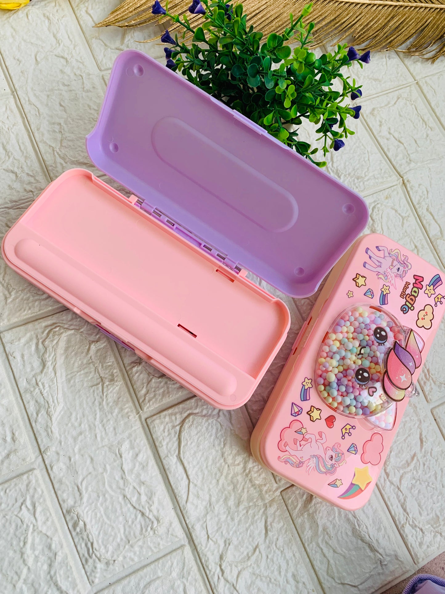 Bubbles Magic Unicorn Pencil Case