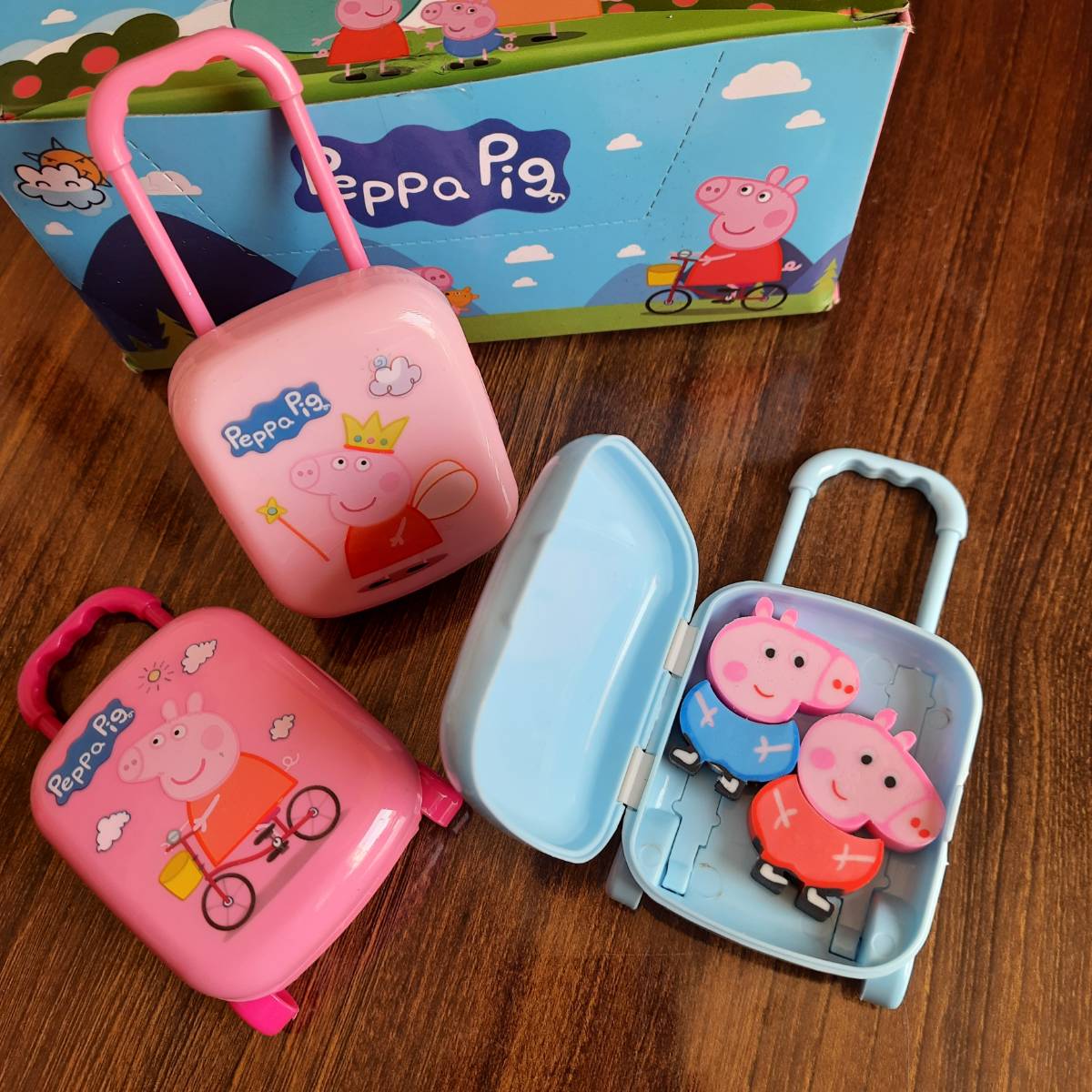 Peppa pig trolley Erasers