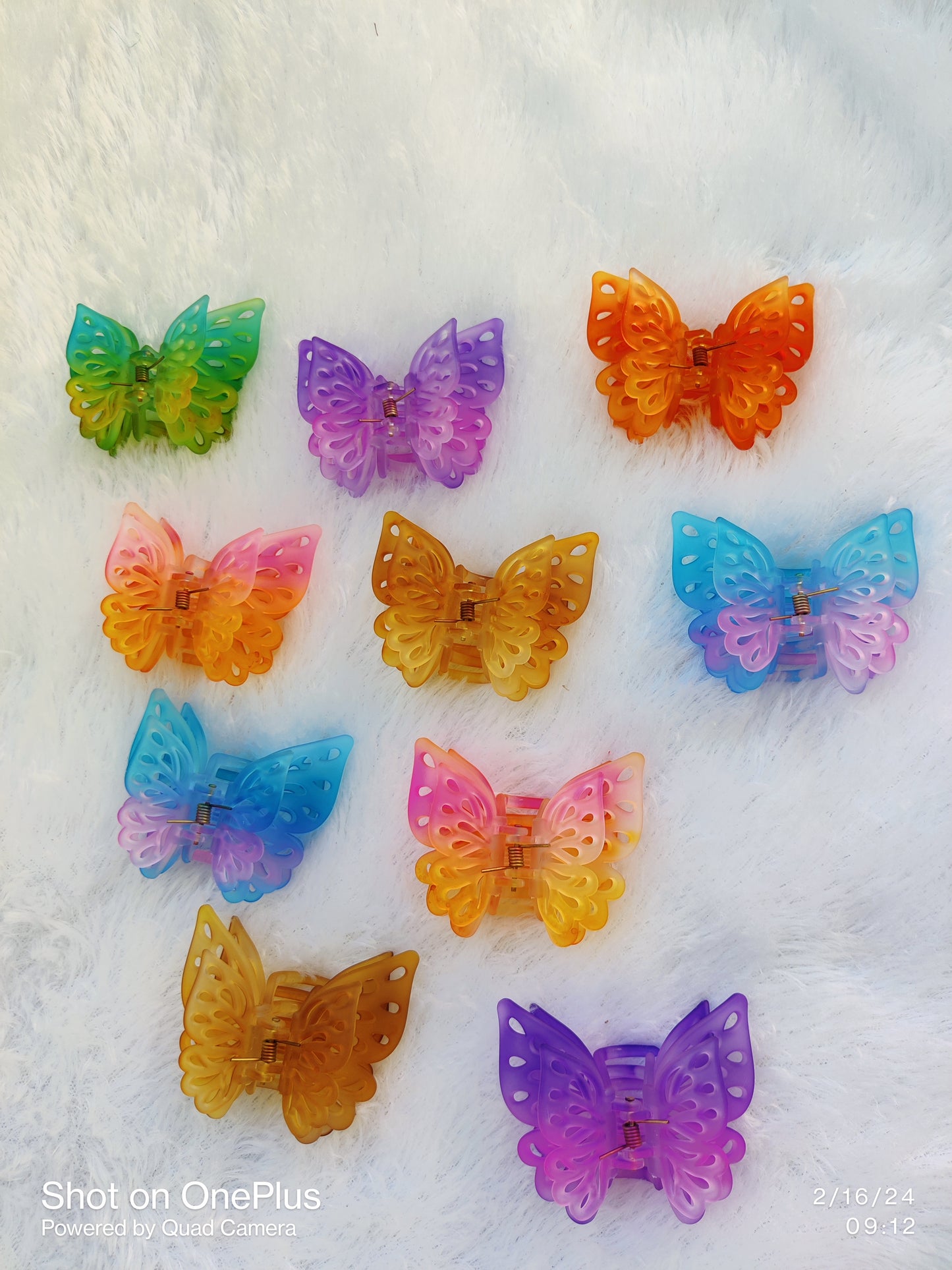 Multilayer Butterfly Hairclaws