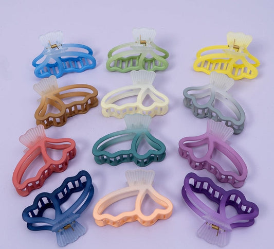 Butterfly Matte Hair Claws