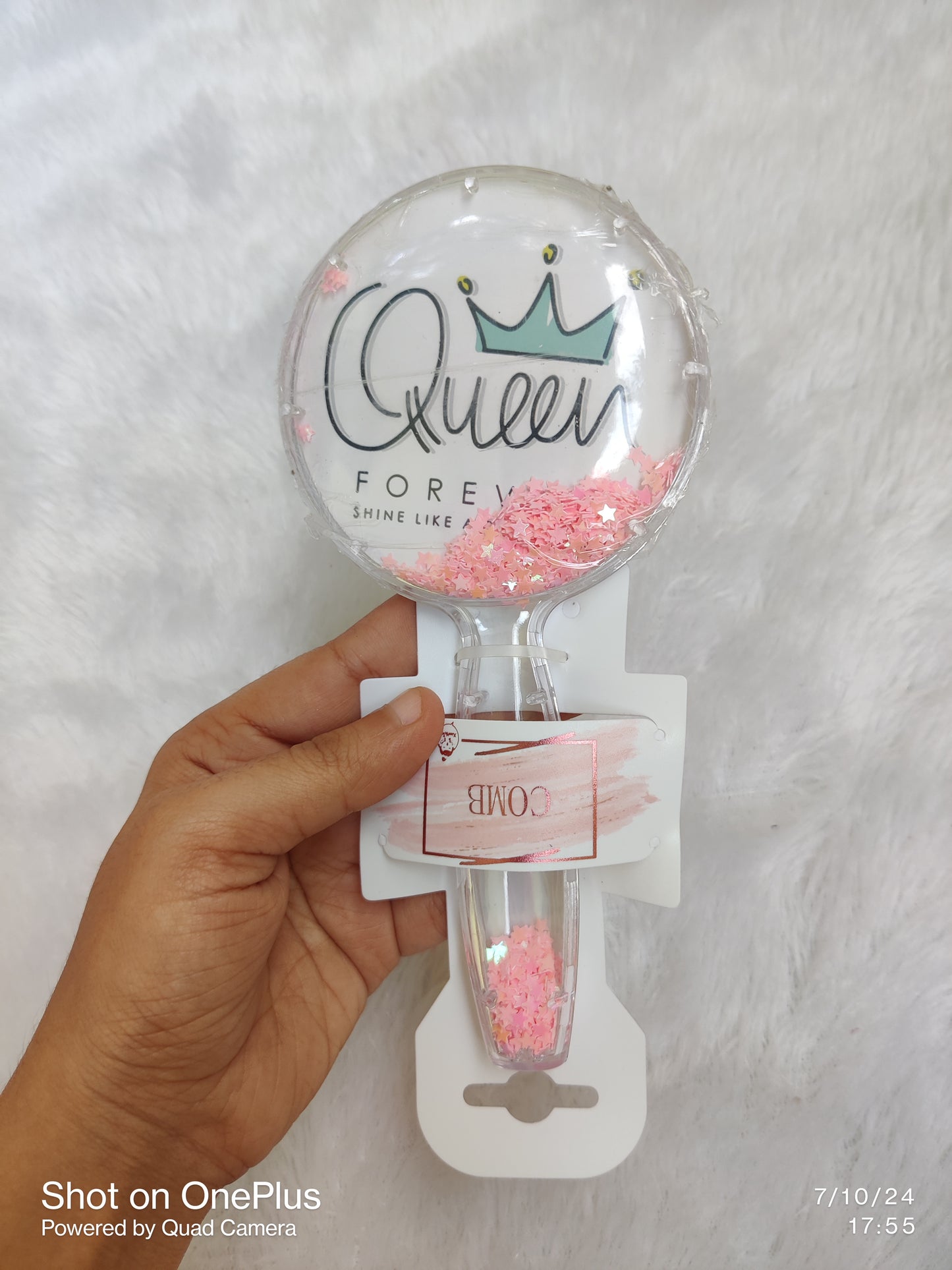 Round Crystal Combs