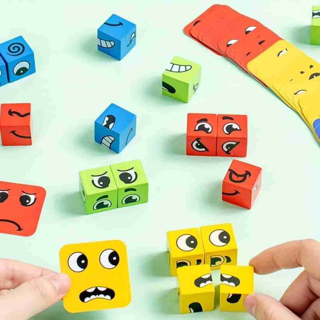 Match The Face Cube Game