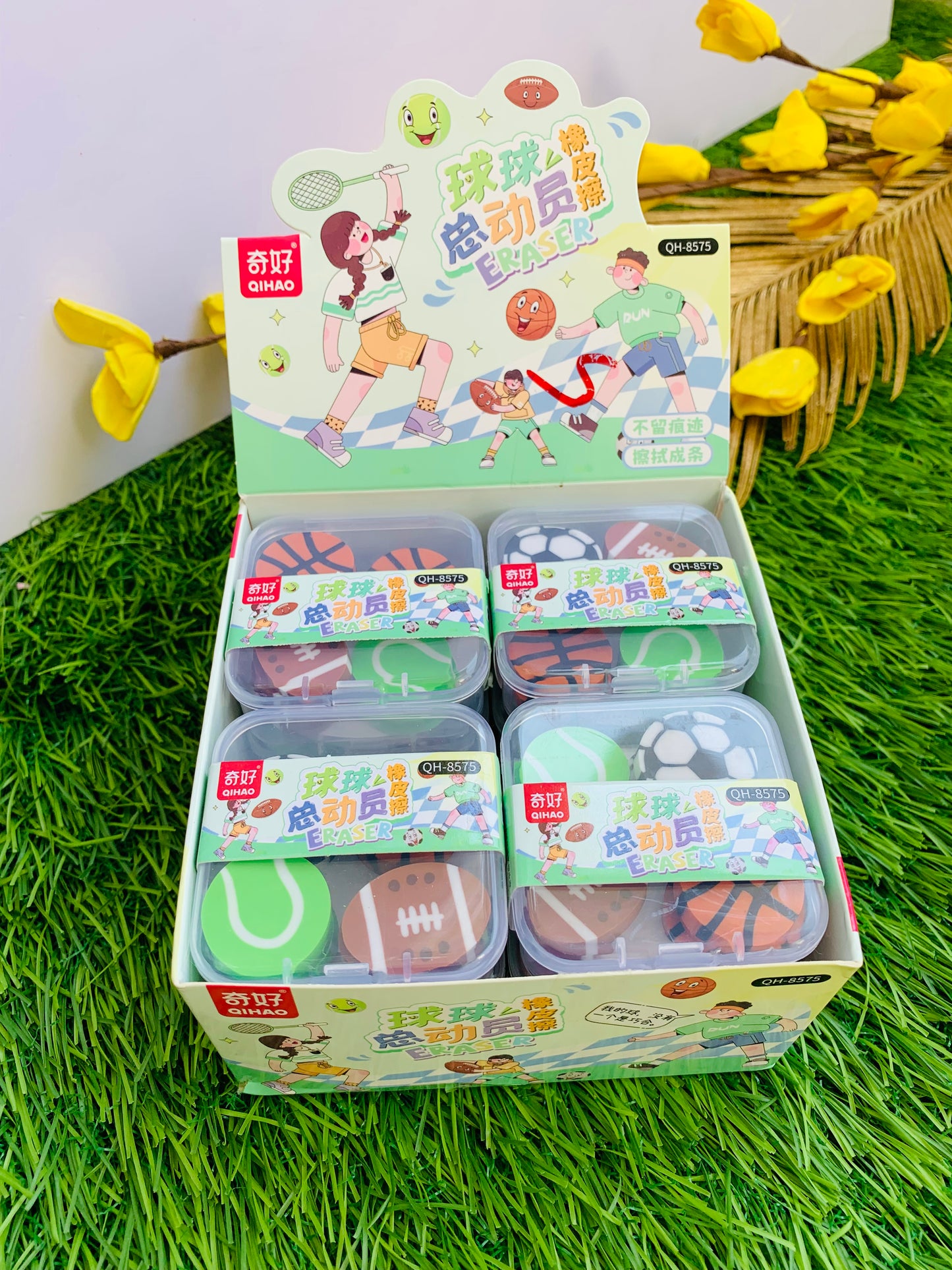 Ball Erasers Box