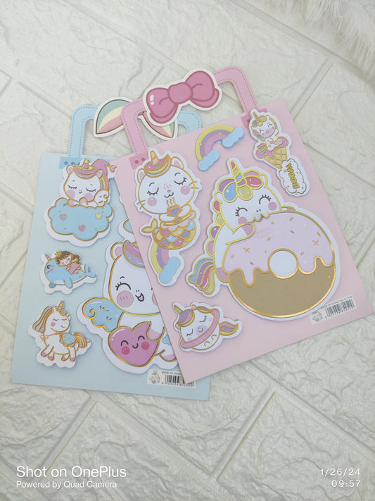 Unicorn Bag Sticky Notes