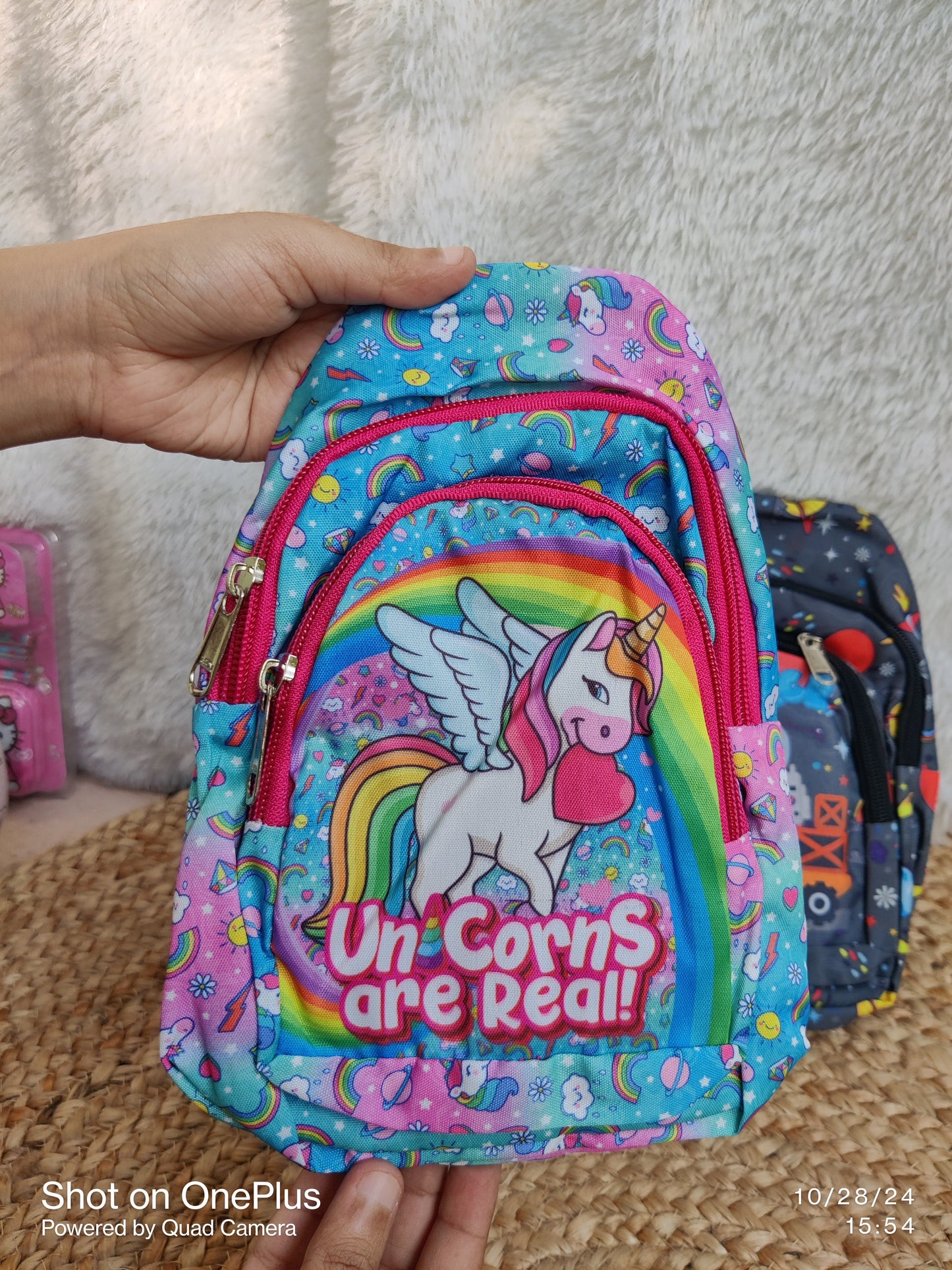 Dual Zipper Cross Body Bags