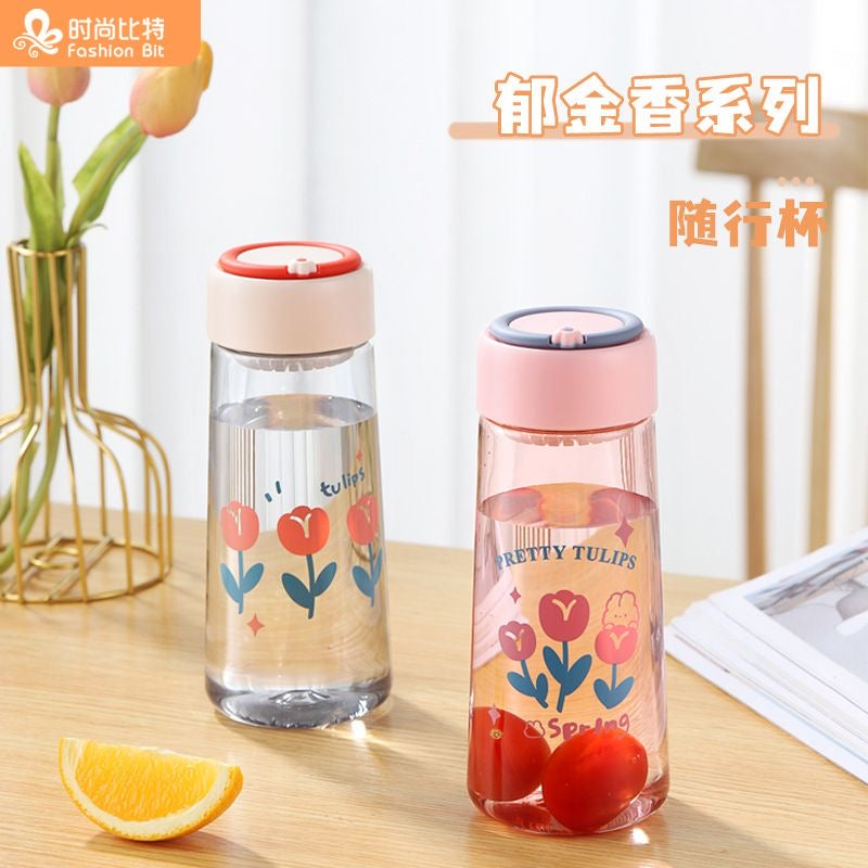 Pretty Tulips Water Bottle