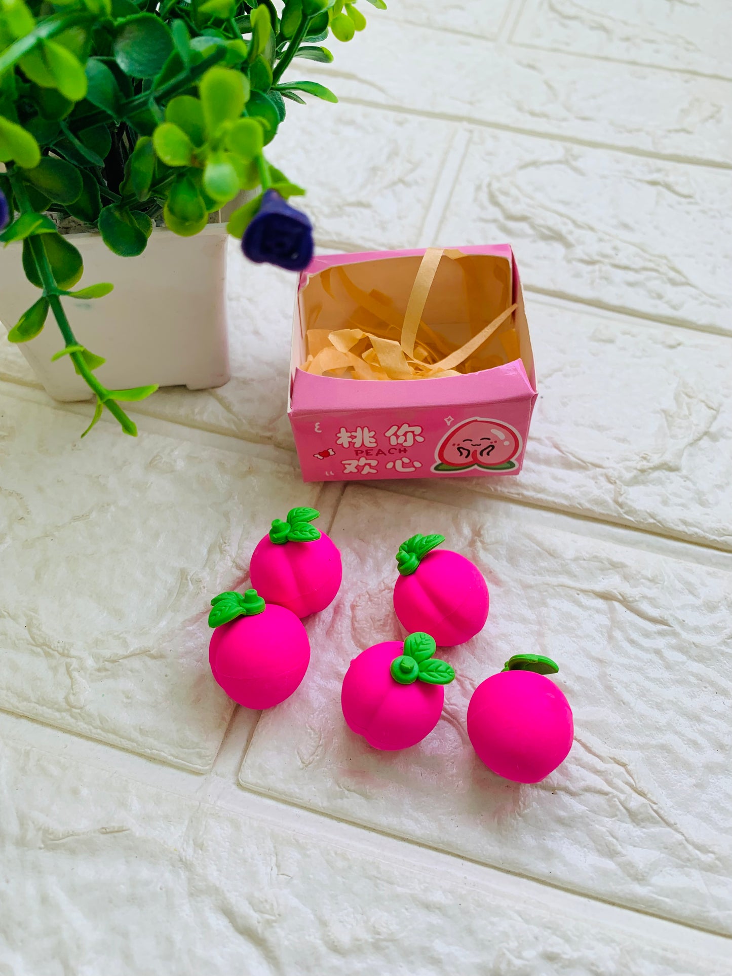 Gift Box Fruit Erasers