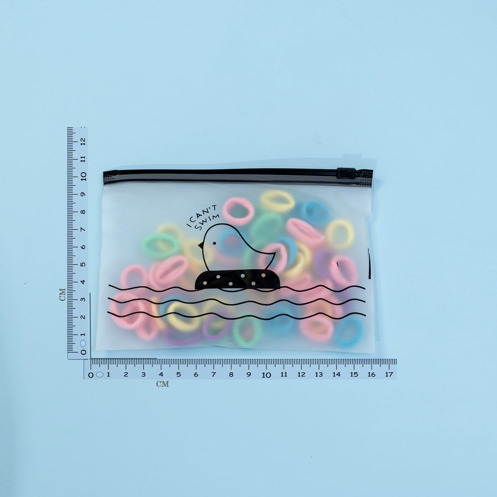 Hair ties with Zipper bag