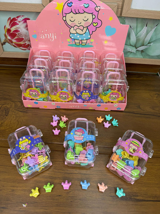 Trolley Hair Claws Accesories Set
